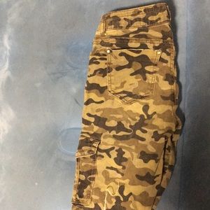 Camo Jean shorts